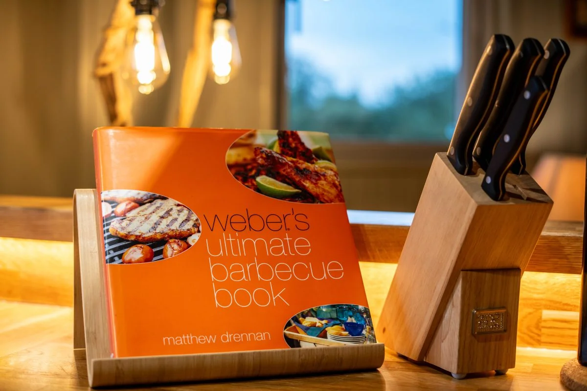 Cook Book inspiration at Erwain Escapes. Luxury Glamping Cabin Carmarthenshire, West Wales