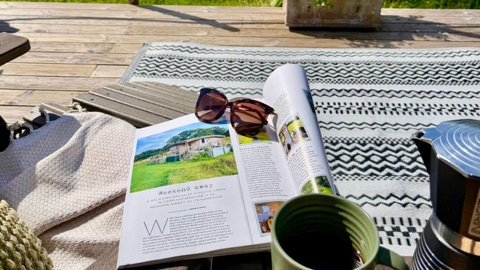 Erwain Escapes The Simple Things Magazine Feature- Luxury Glamping, Carmarthenshire, West Wales